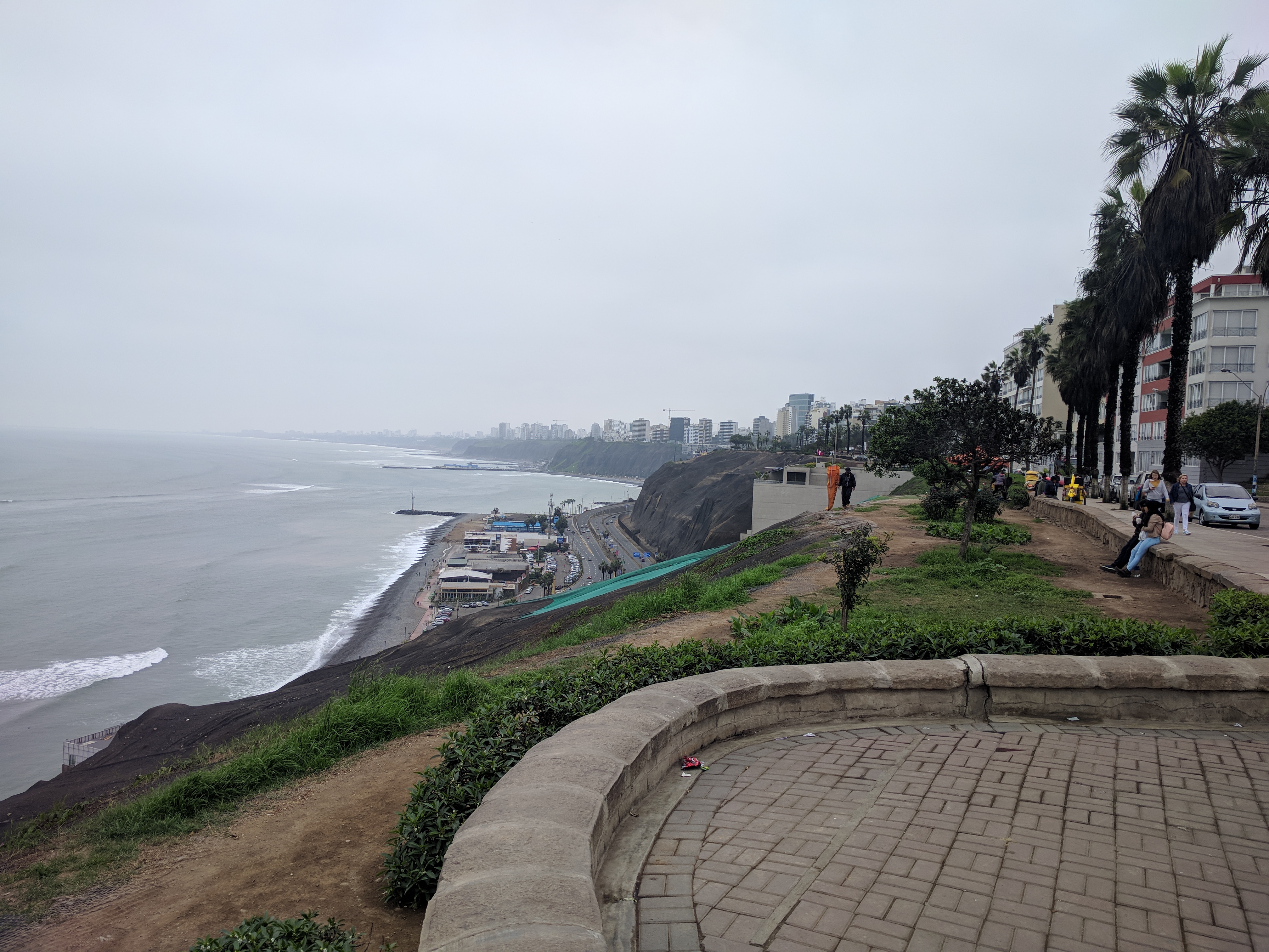 Lima coastline